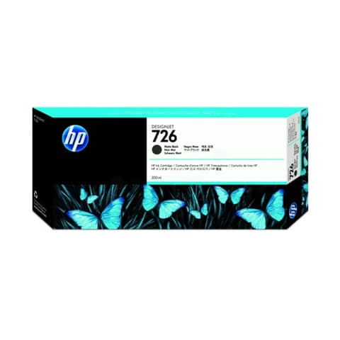 Cartuccia inkjet 726 HP nero opaco  CH575A